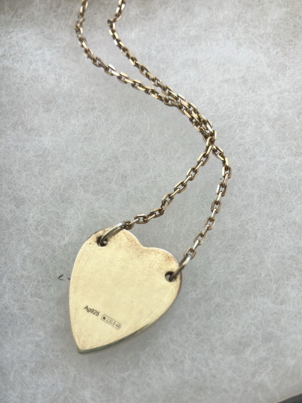 Gucci Silver Heart Tag Necklace - Picture 6 of 6